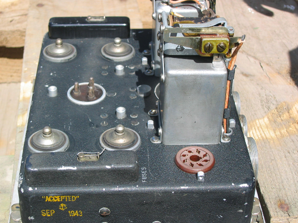 World War 2 radio after cleaning